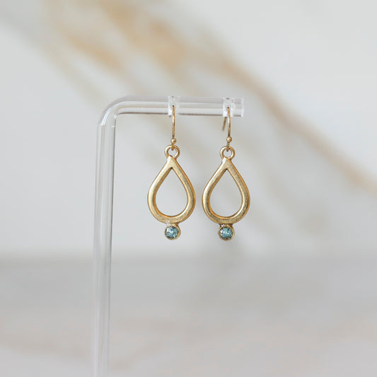 Memory Flower Jewelry | Open Frame Earrings