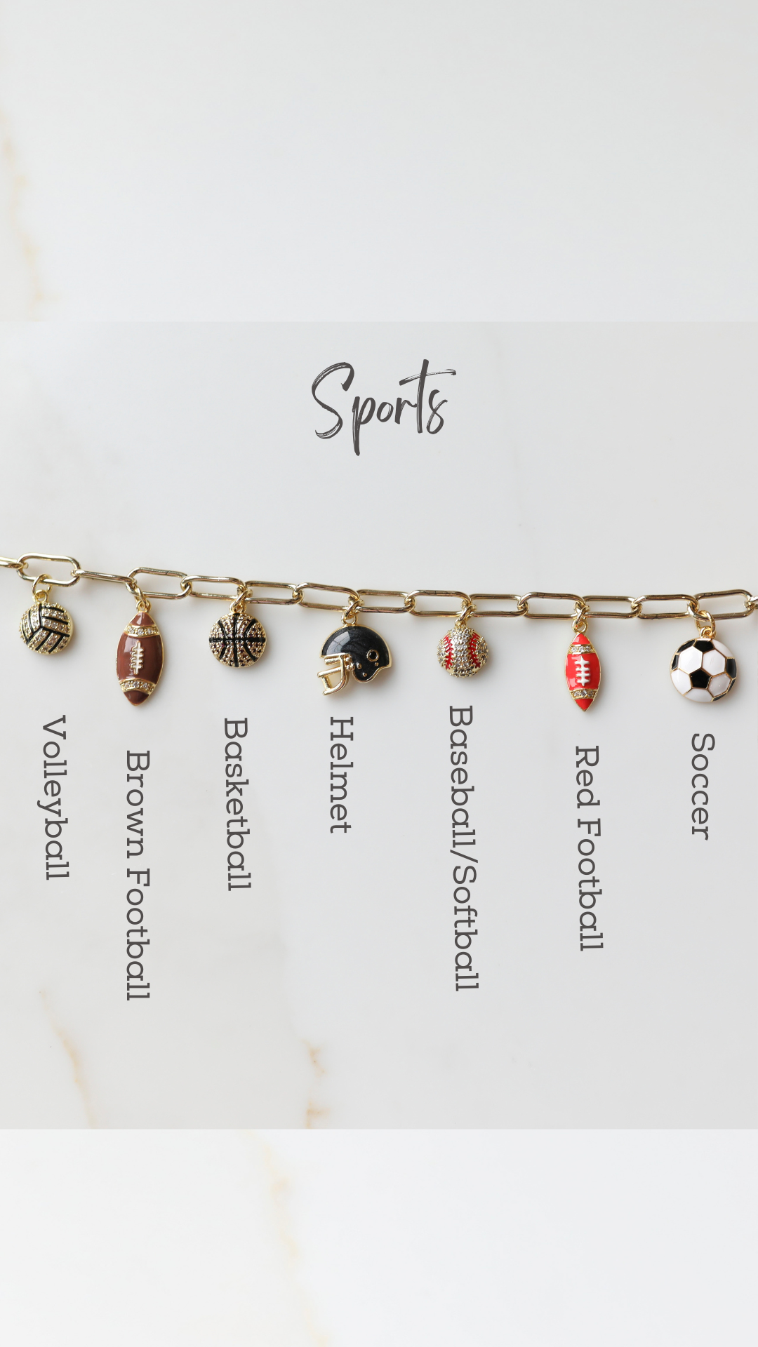 DIY Charm Necklace | Game Day