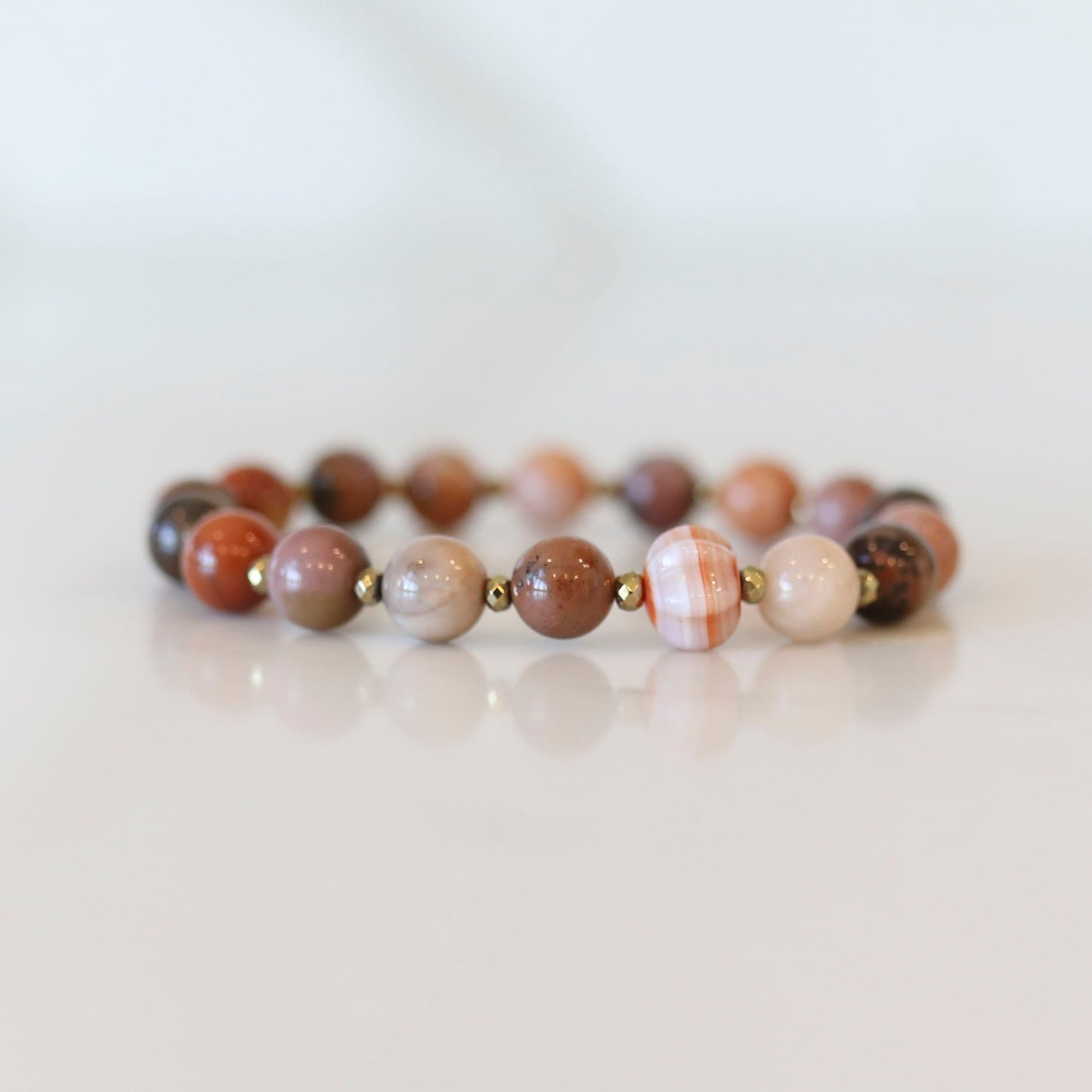 Grateful Stack Bracelet | Agate