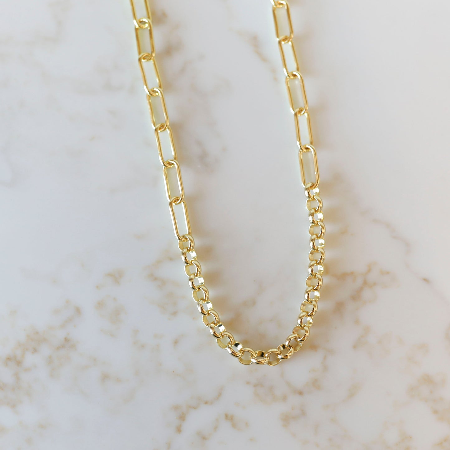 Rolo + Paper Clip Necklace