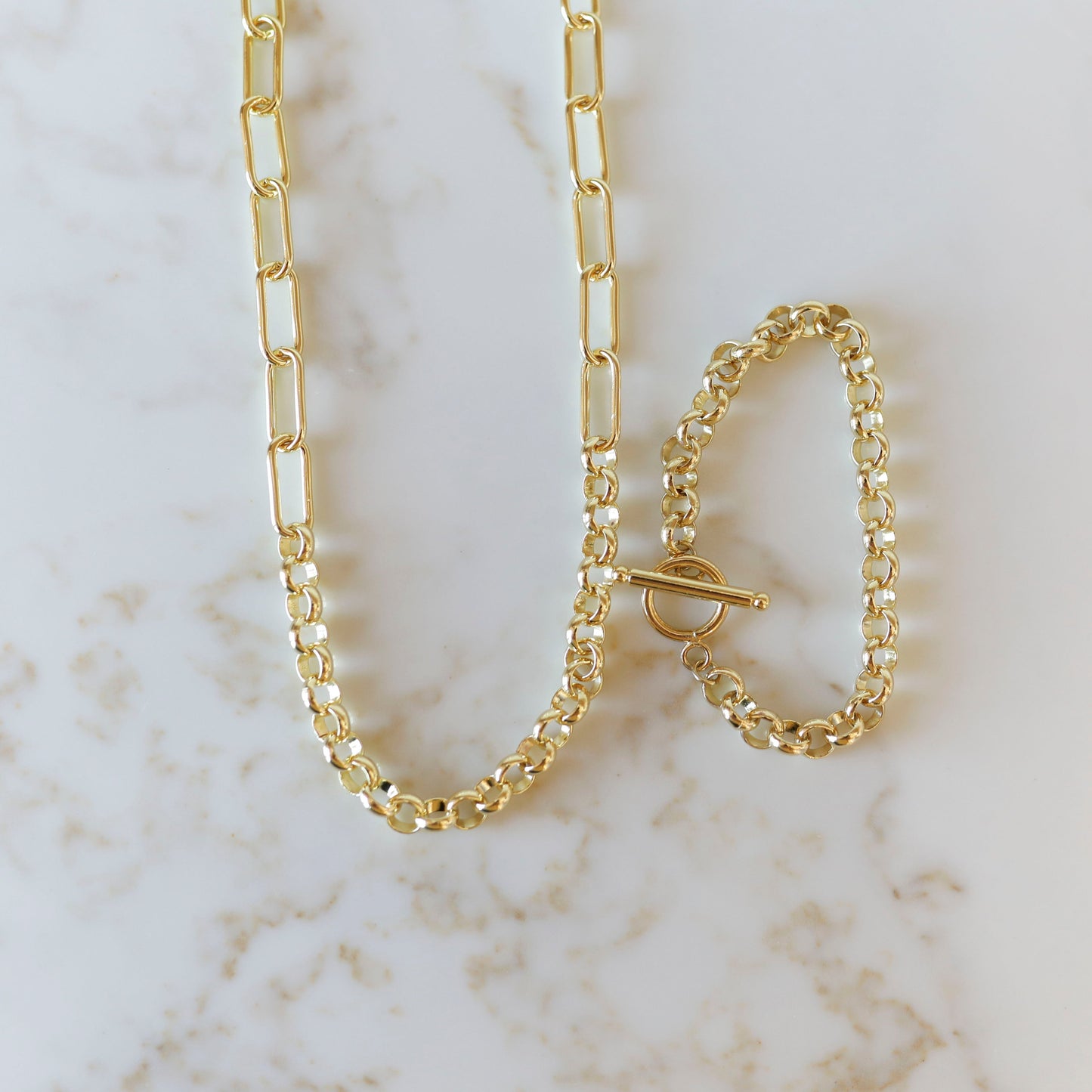 Rolo + Paper Clip Necklace