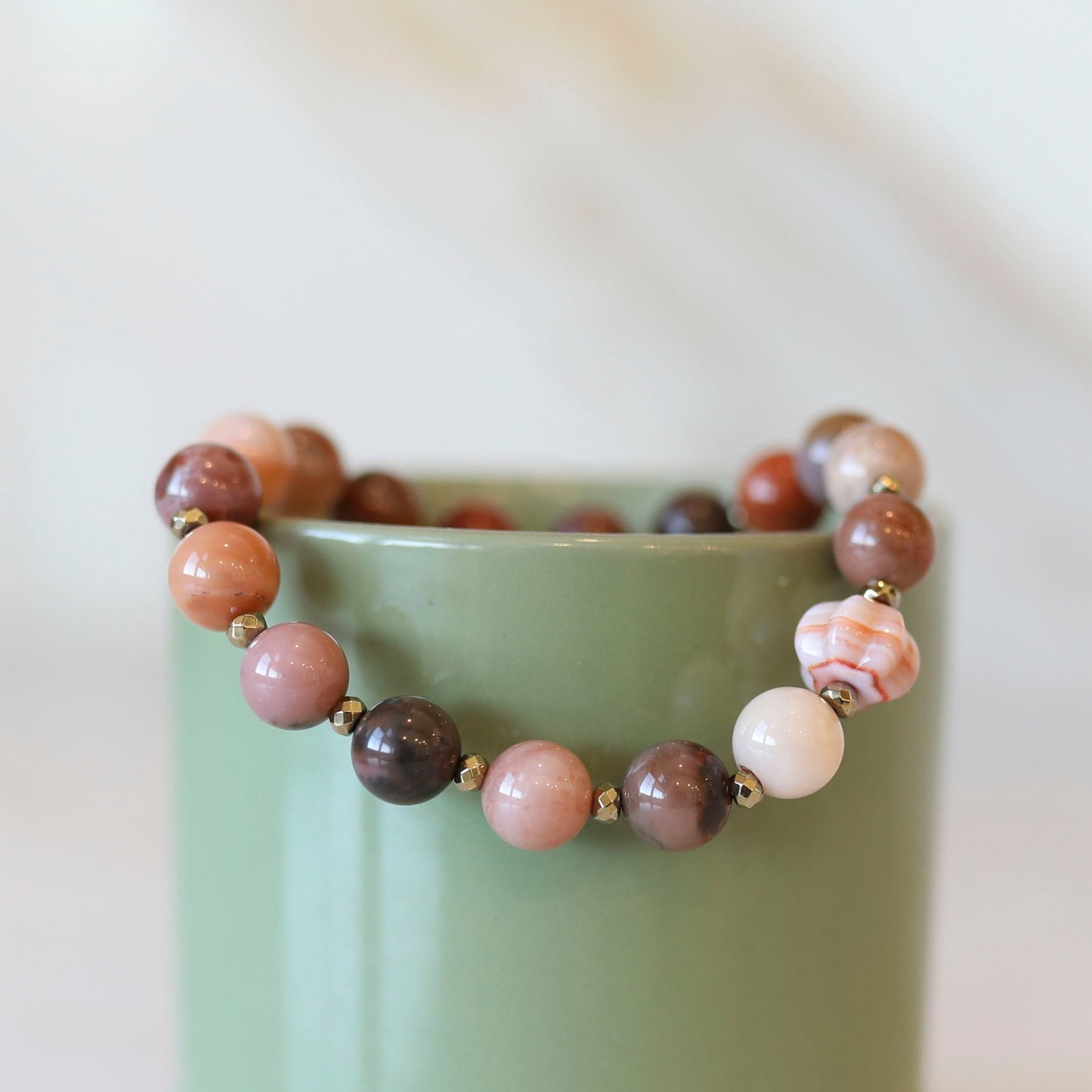 Grateful Stack Bracelet | Agate