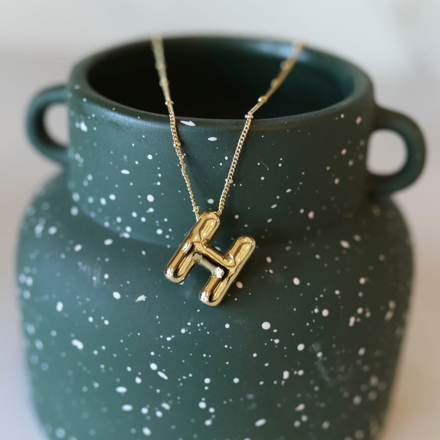 Balloon Initial Necklace