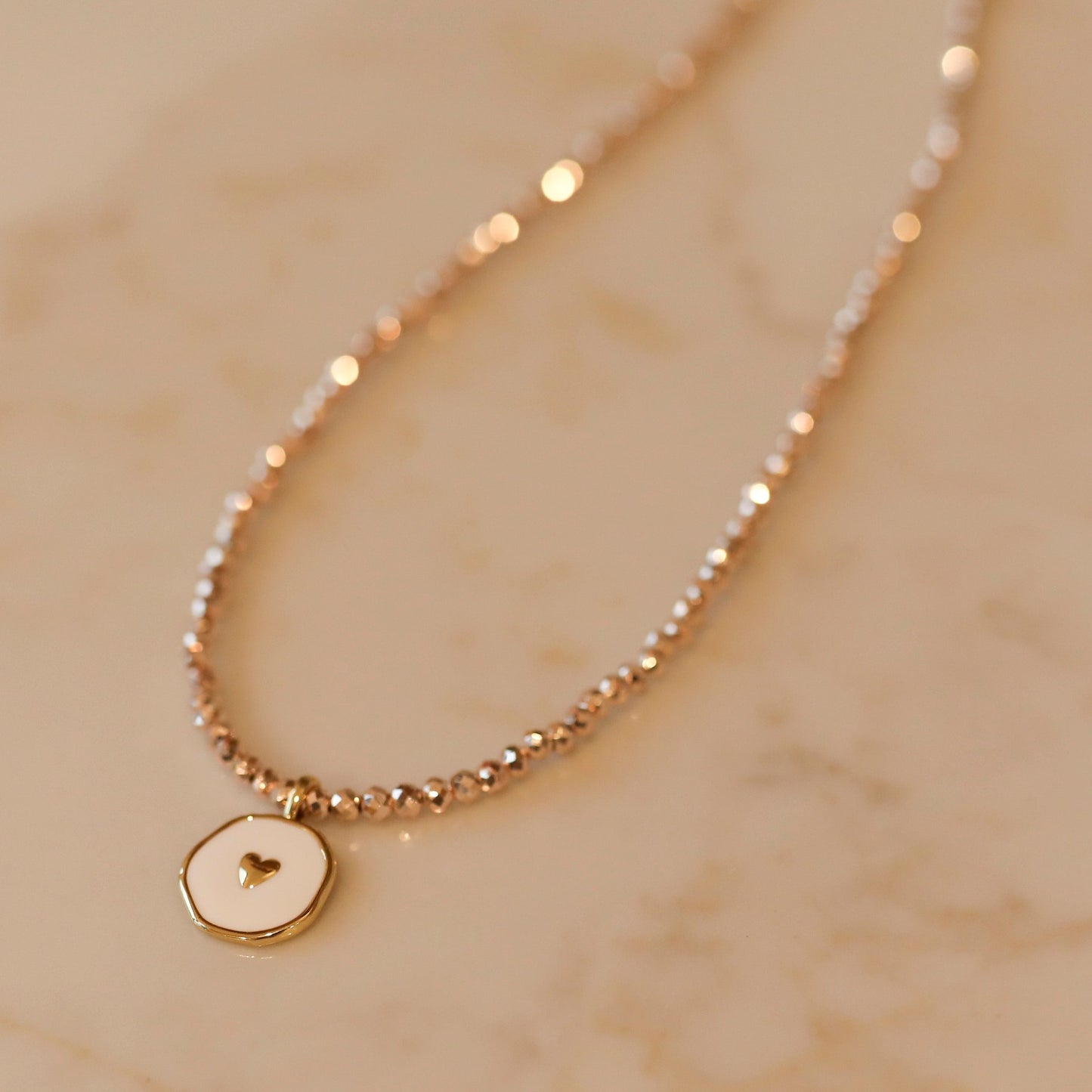 Rose Gold Heart Necklace