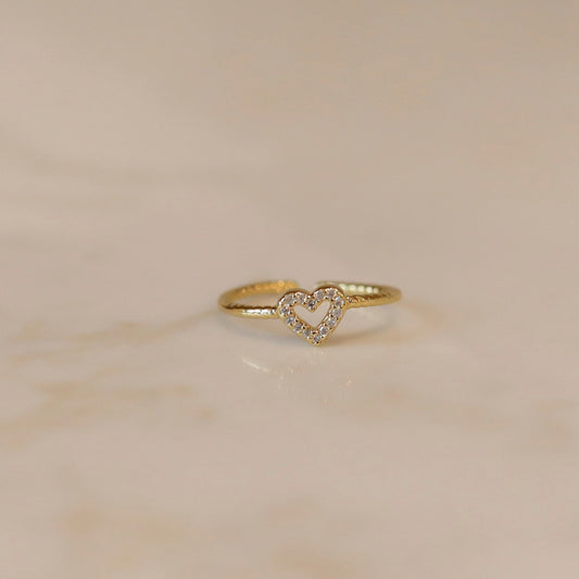 Hollow Heart Ring