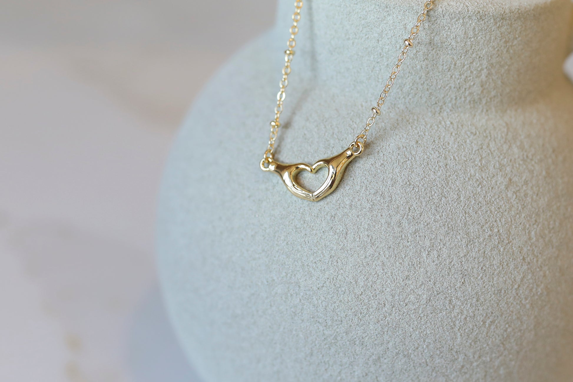 Taylor's Version - Heart Hands Necklace