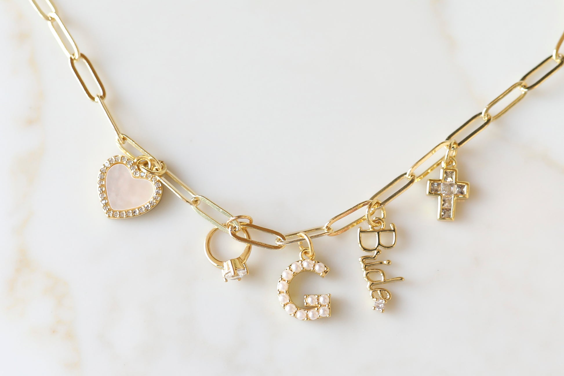 Bridal Charm Necklace