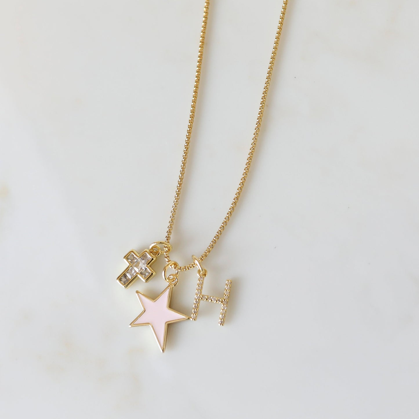 DIY Charm Necklace Slider Chain Edition