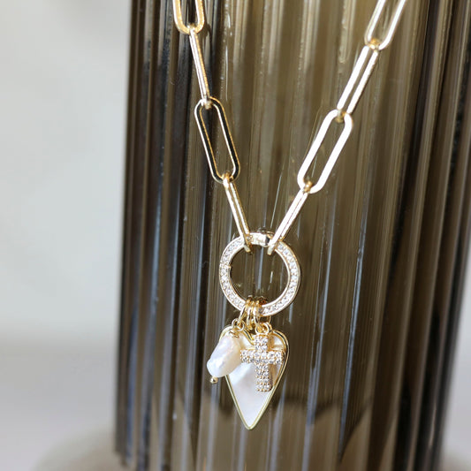 Love and Faith Charm Necklace