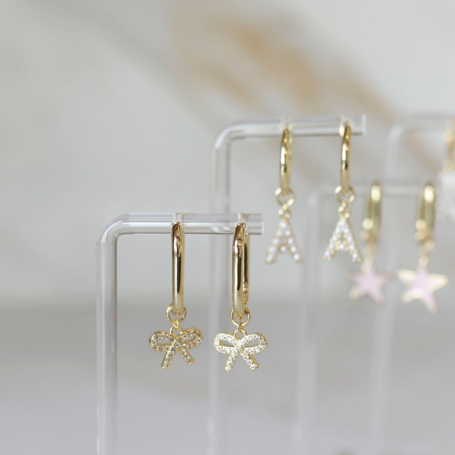 DIY Charm Hoops