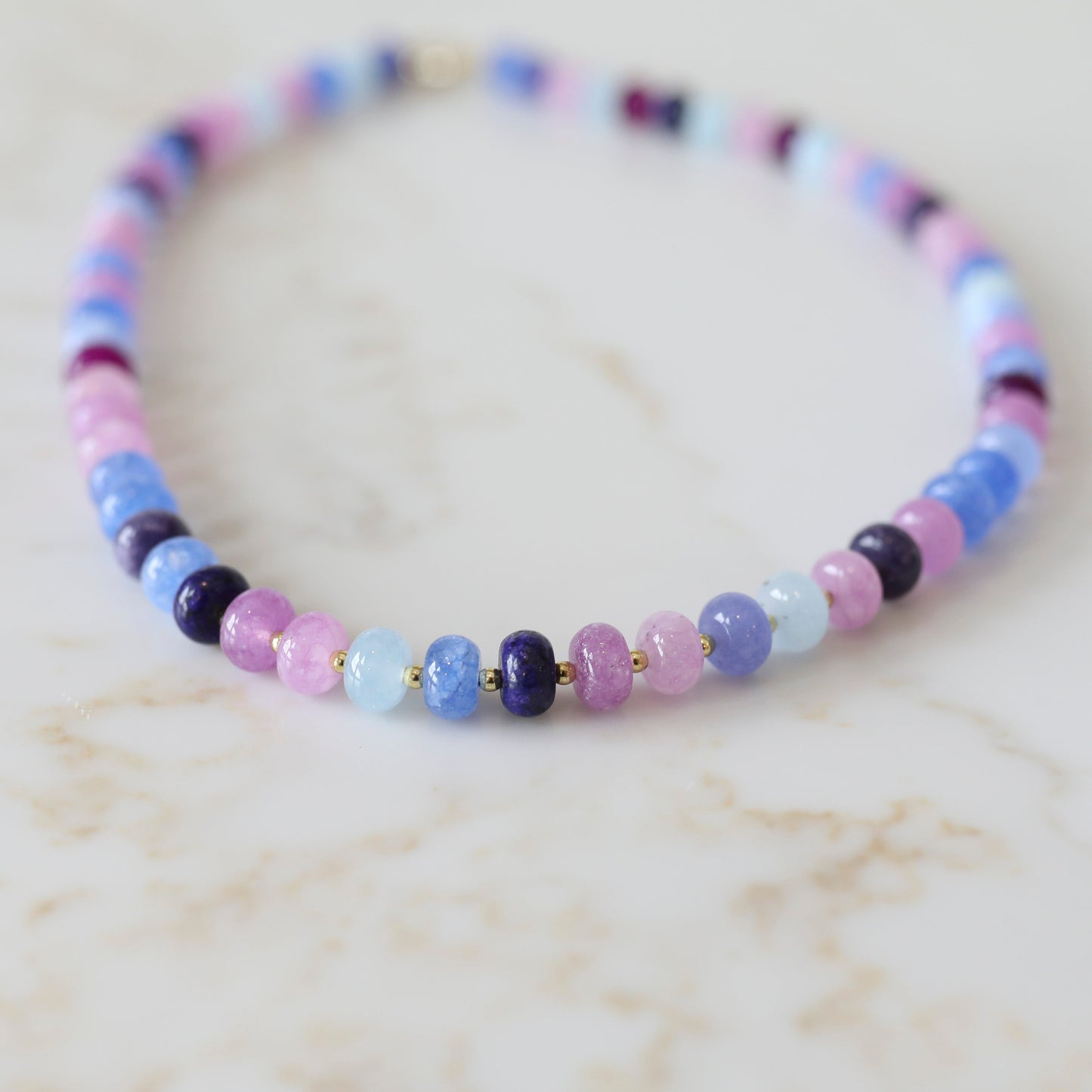 Mixed Jade Beaded Necklace