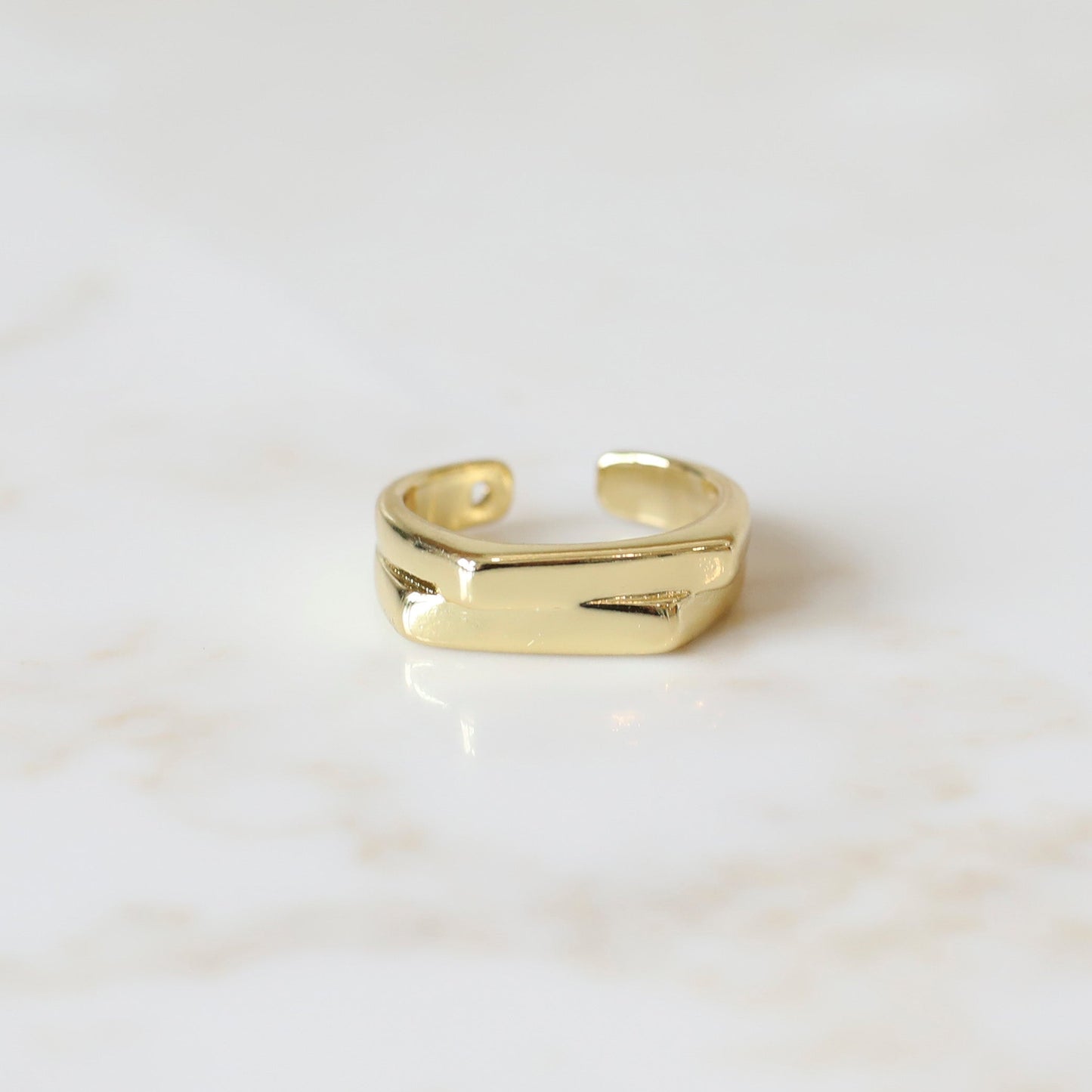 Double Bar Stacking Ring