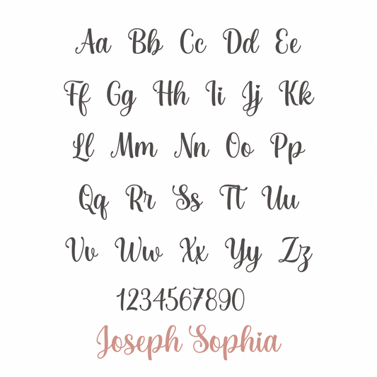 Joseph Sophia font