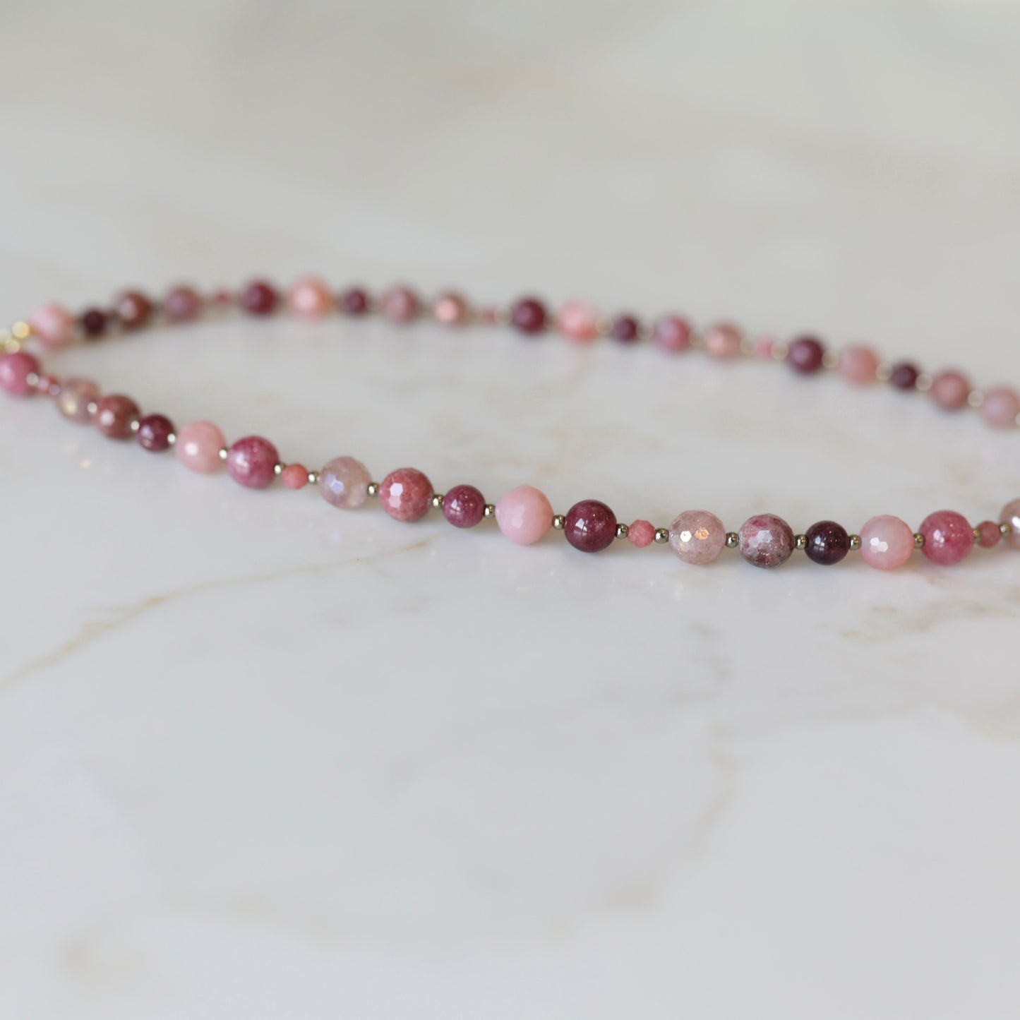 Berry Gemstone Necklace