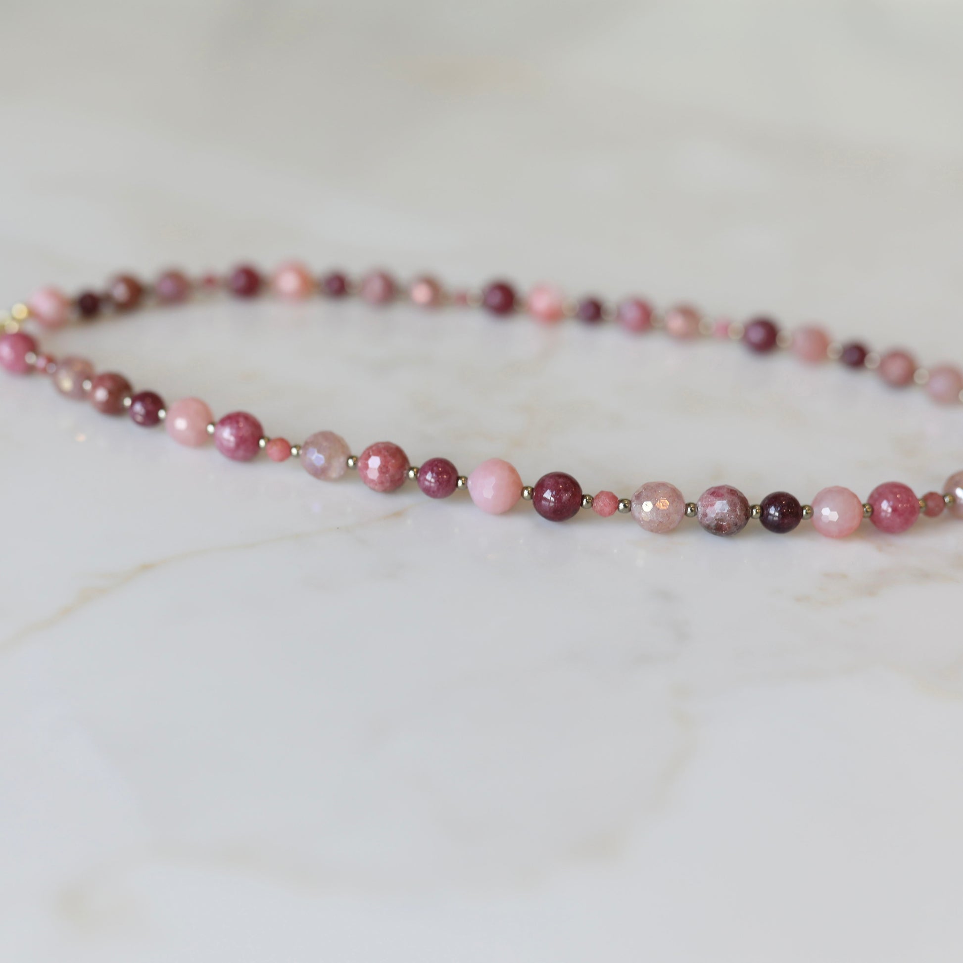 Berry Gemstone Necklace