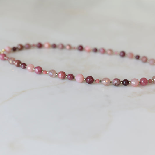Berry Gemstone Necklace