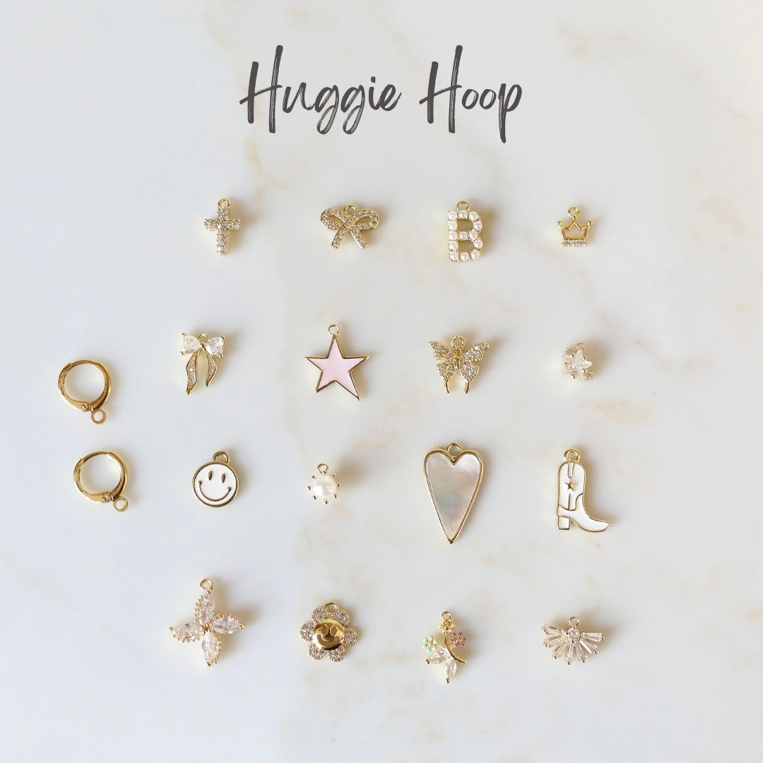 DIY Charm Hoops