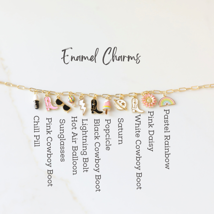 Enamel Charm Options