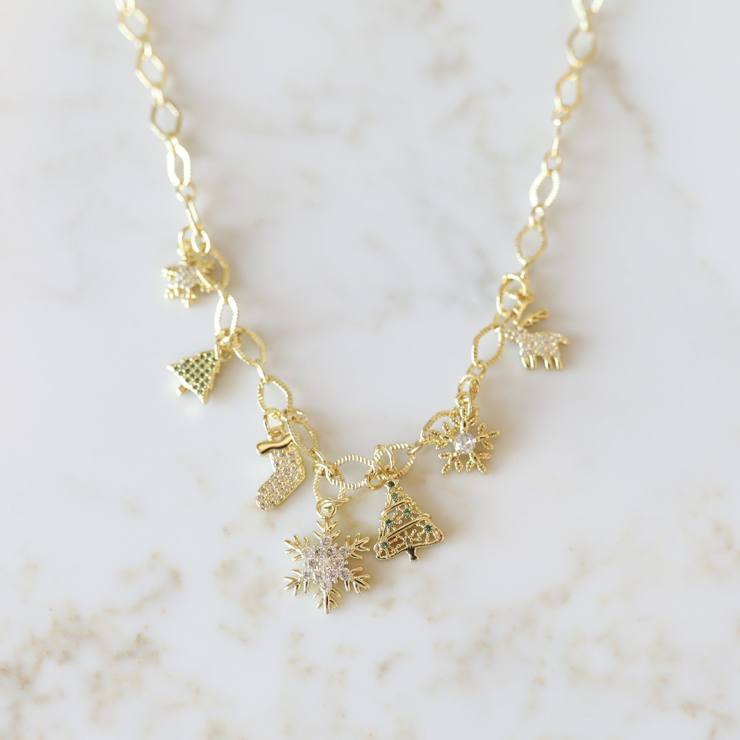 Christmas Spirit Charm Necklace