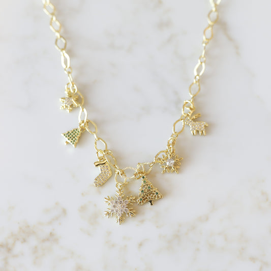Christmas Spirit Charm Necklace