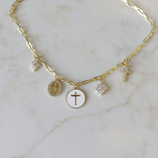 Cross Charm Necklace