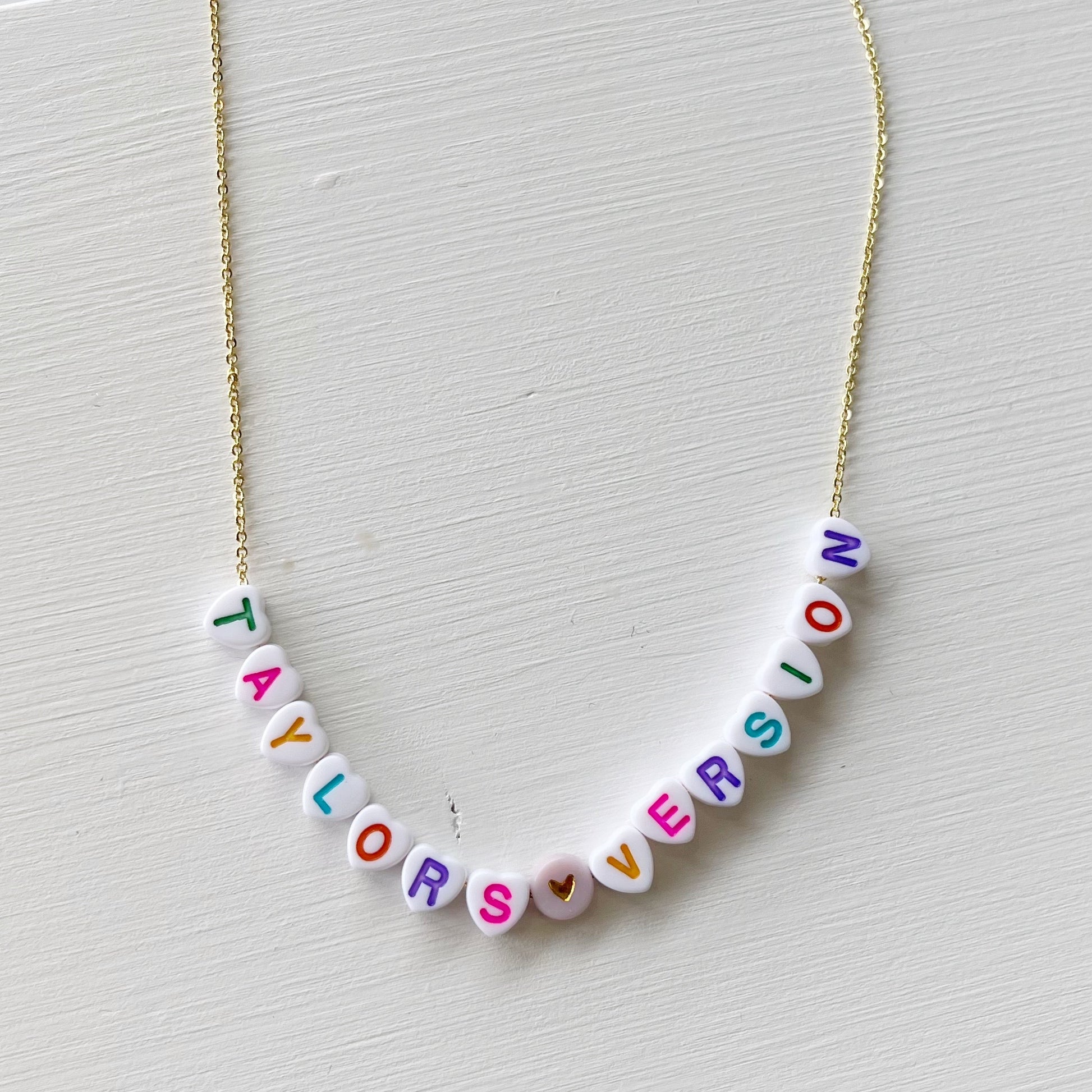Always choose Taylor's version Rainbow Necklace