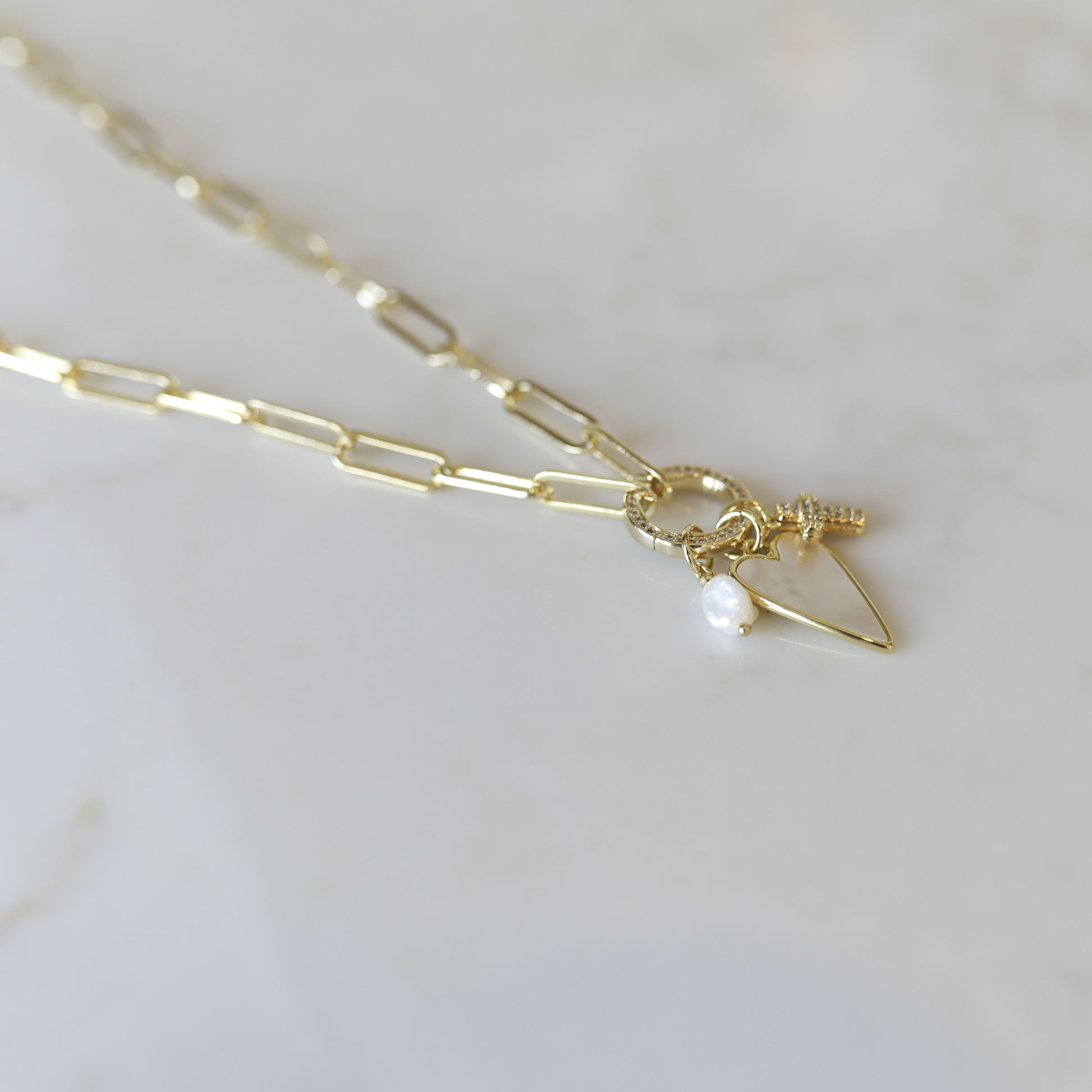 Love and Faith Charm Necklace