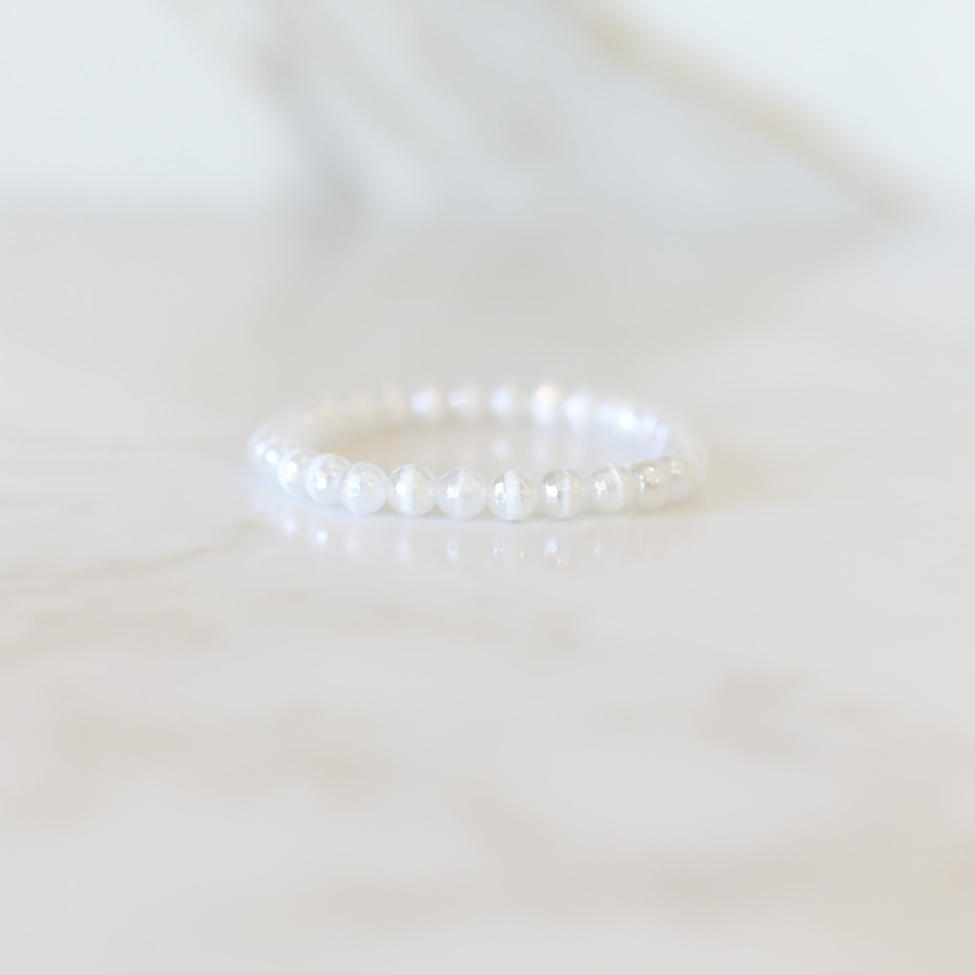 I Do Stack Bracelets with Crystal and Agate beads