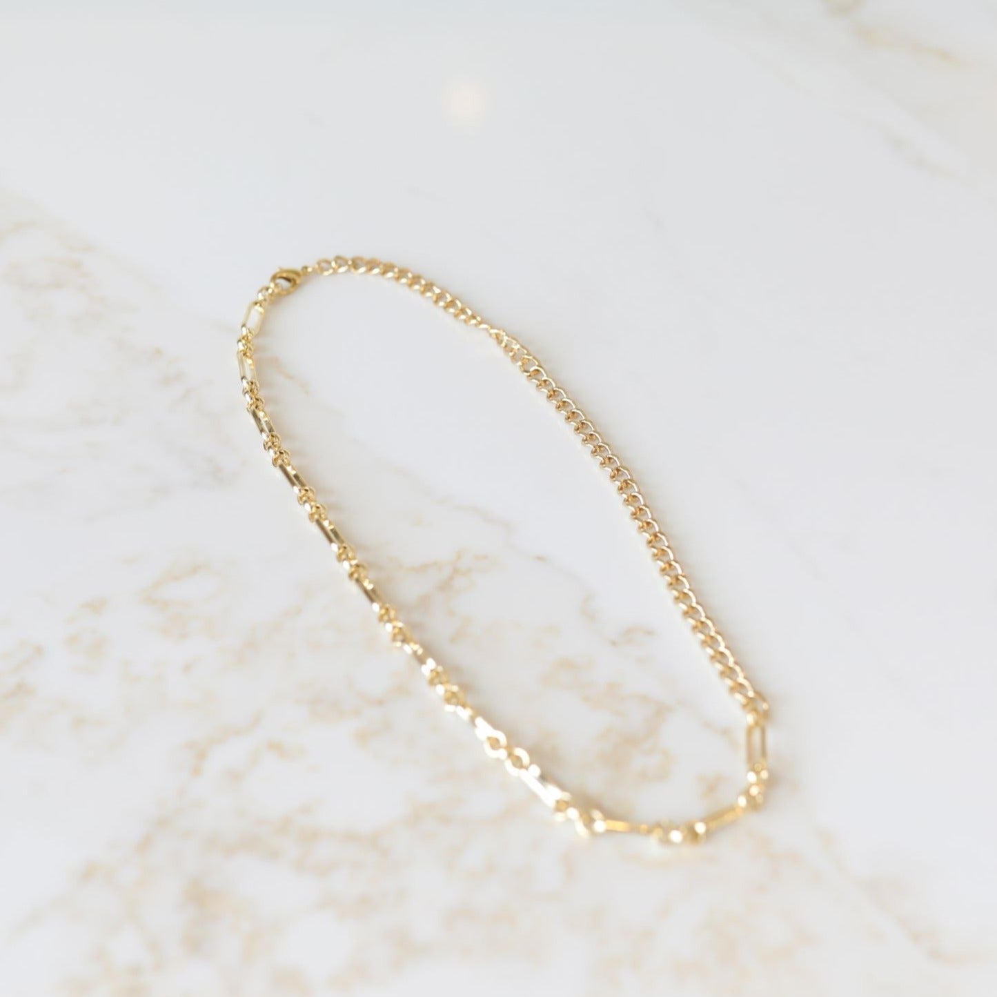 Mixed Chain Necklace - Layering Necklace