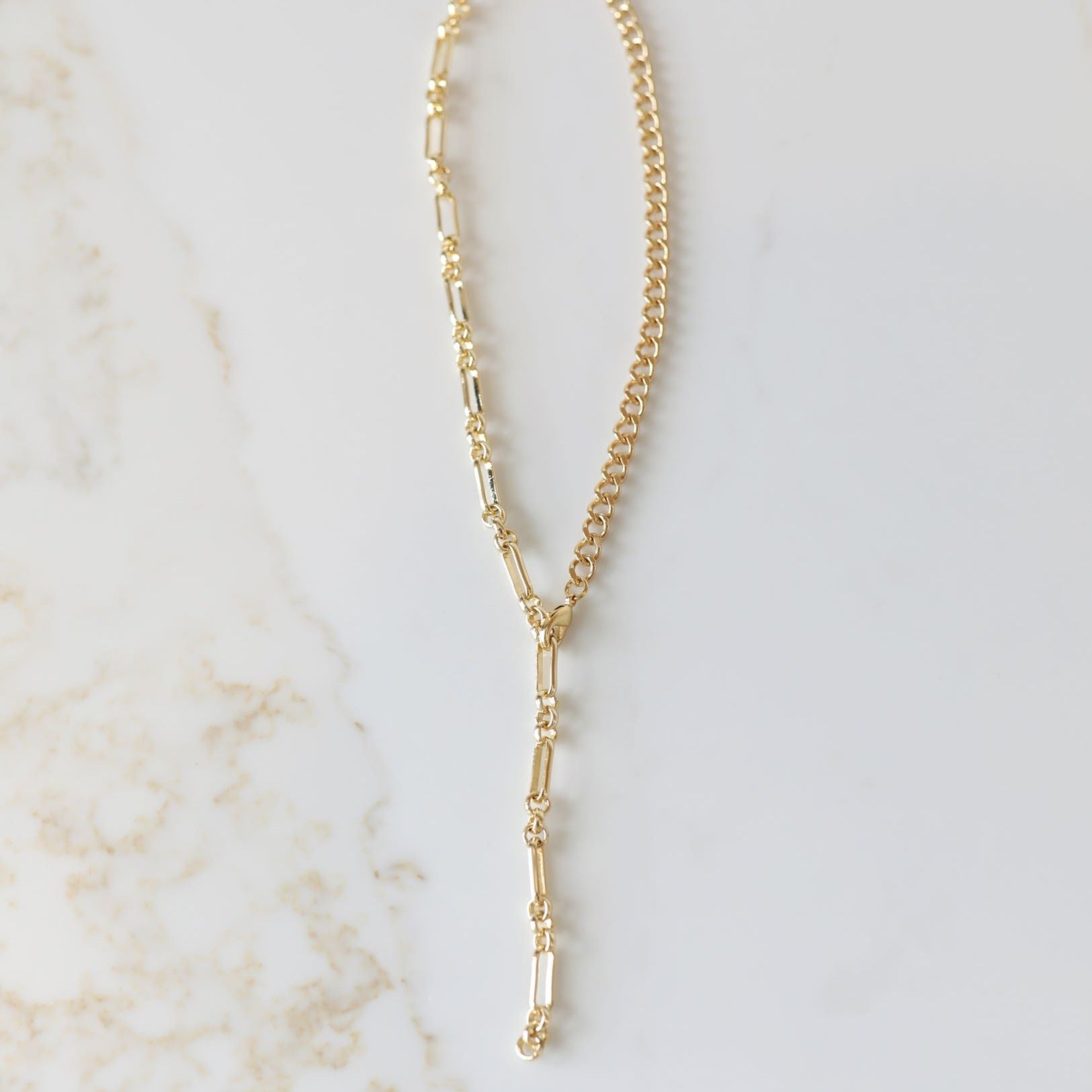 Mixed Chain Necklace - Layering Necklace