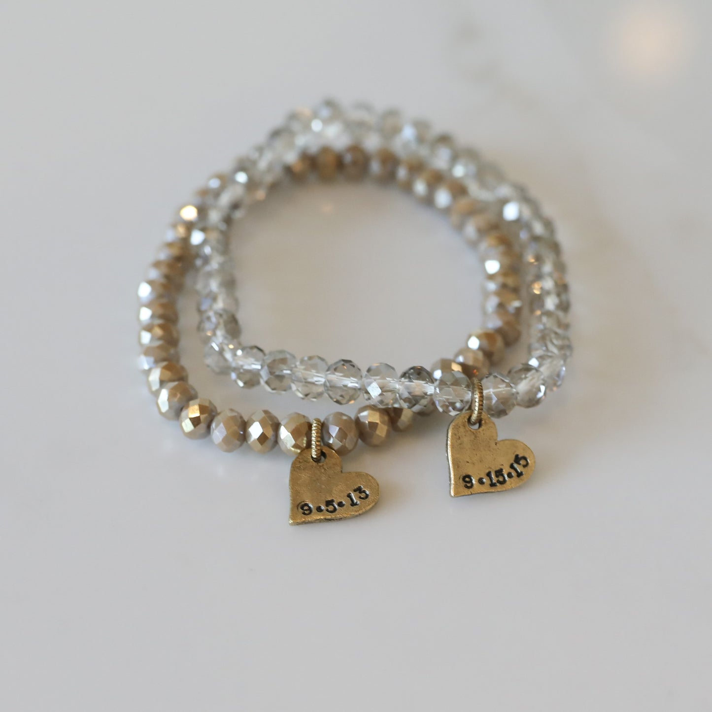 Personalized Crystal Stacks | Neutral Fall Mix