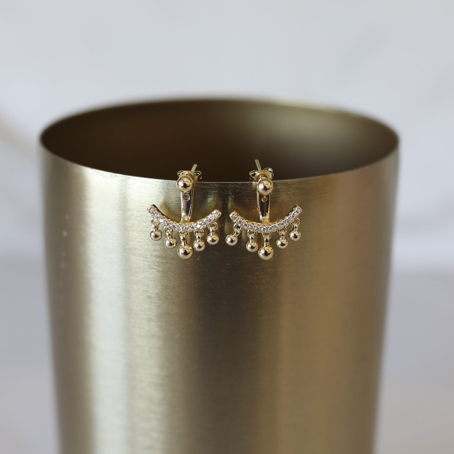 Gold plus CZ Ear Jacket
