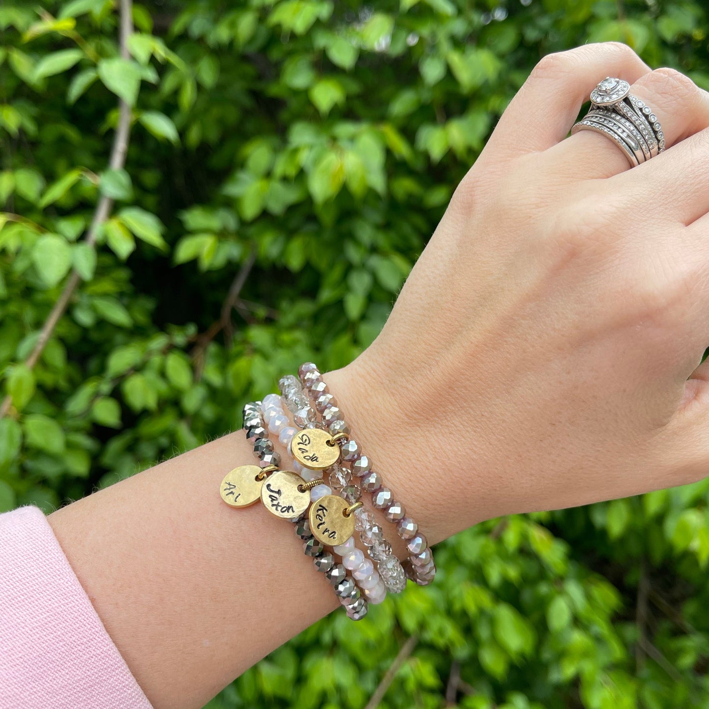 Personalized Crystal Stack Neutral Mix