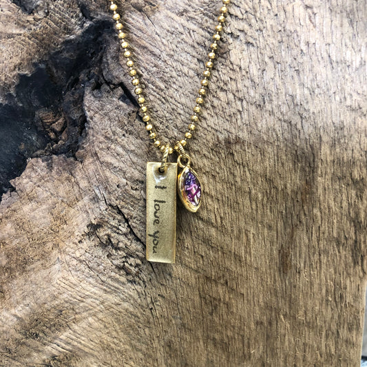 Handwriting Thin Bar with Organic Bezel