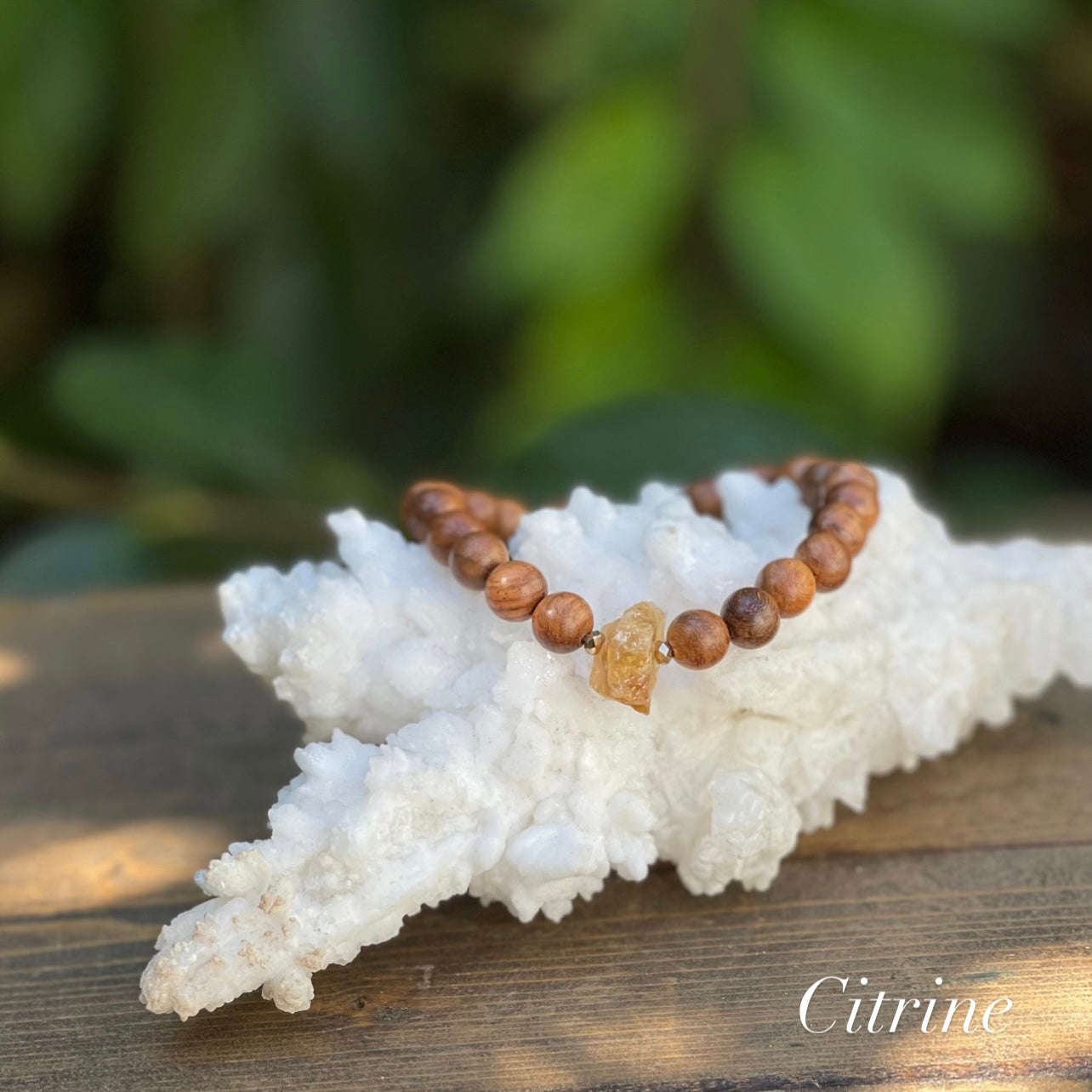 Raw Beauty Bracelet made with Raw Gemstones - Citrine