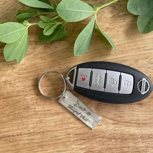 Handwriting Grande Thin Keychain