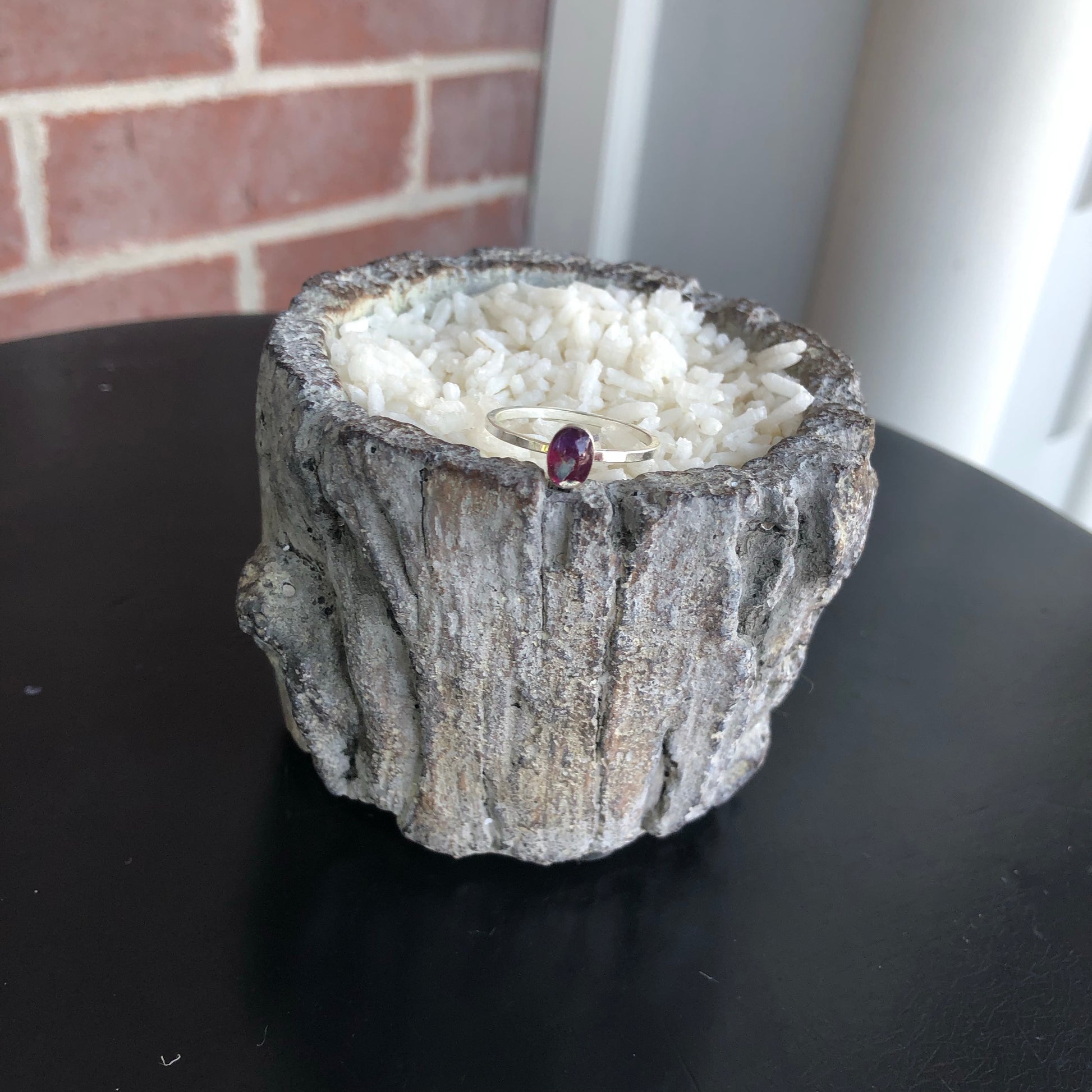 Memory Flower Mini Stacking Rings