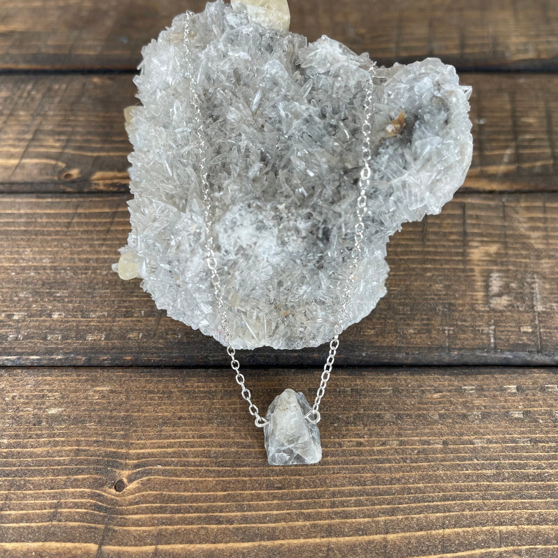 Raw Beauty Necklace made with Raw Gemstones