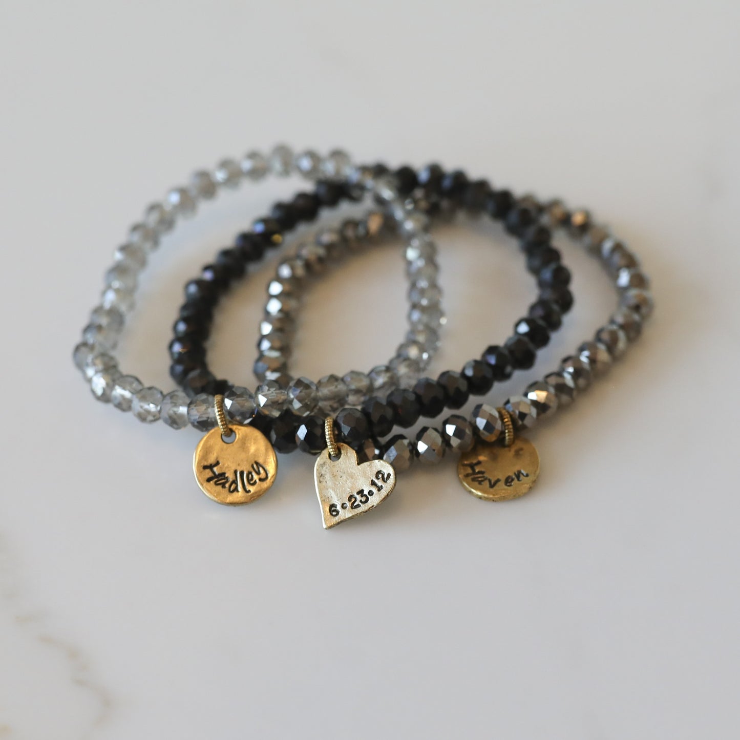 Personalized Crystal Stacks | Neutral Fall Mix