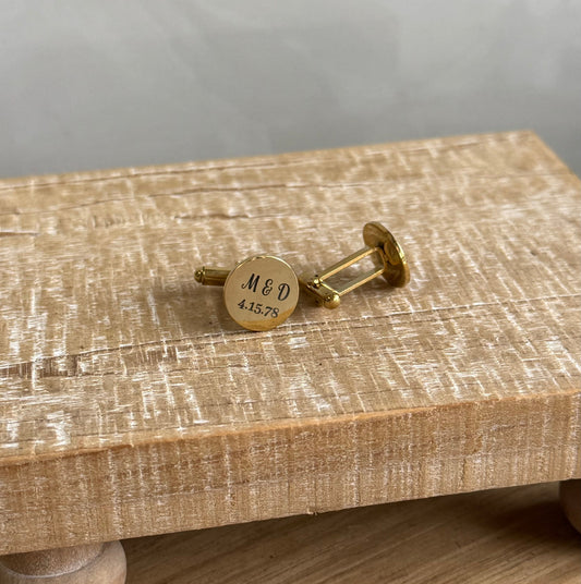 Engraved Cuff Links | Engraved Jewelry