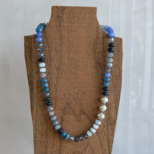 Midnight Gemstone Necklace