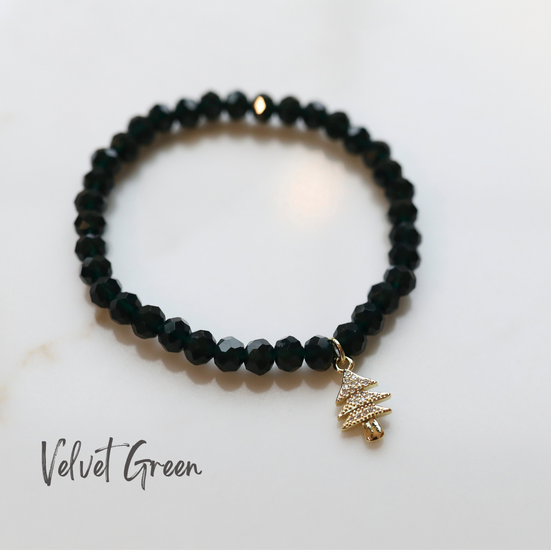 Christmas Crystal Stack Bracelets