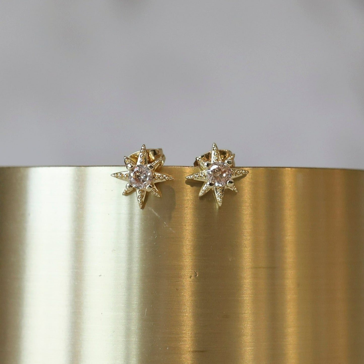 Sparks Fly Cubic Zirconia Stud Earrings