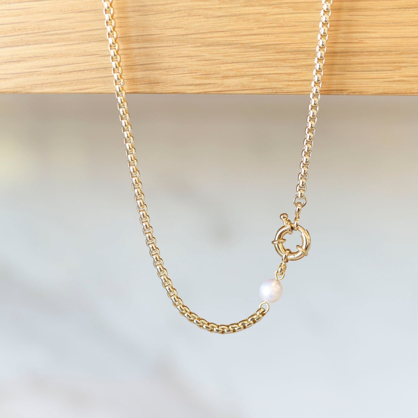 Harmony Rope Necklace with a Fresh Water Pearl