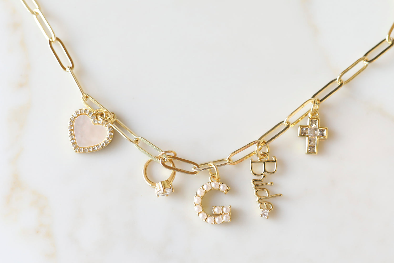 Bridal Charm Necklace