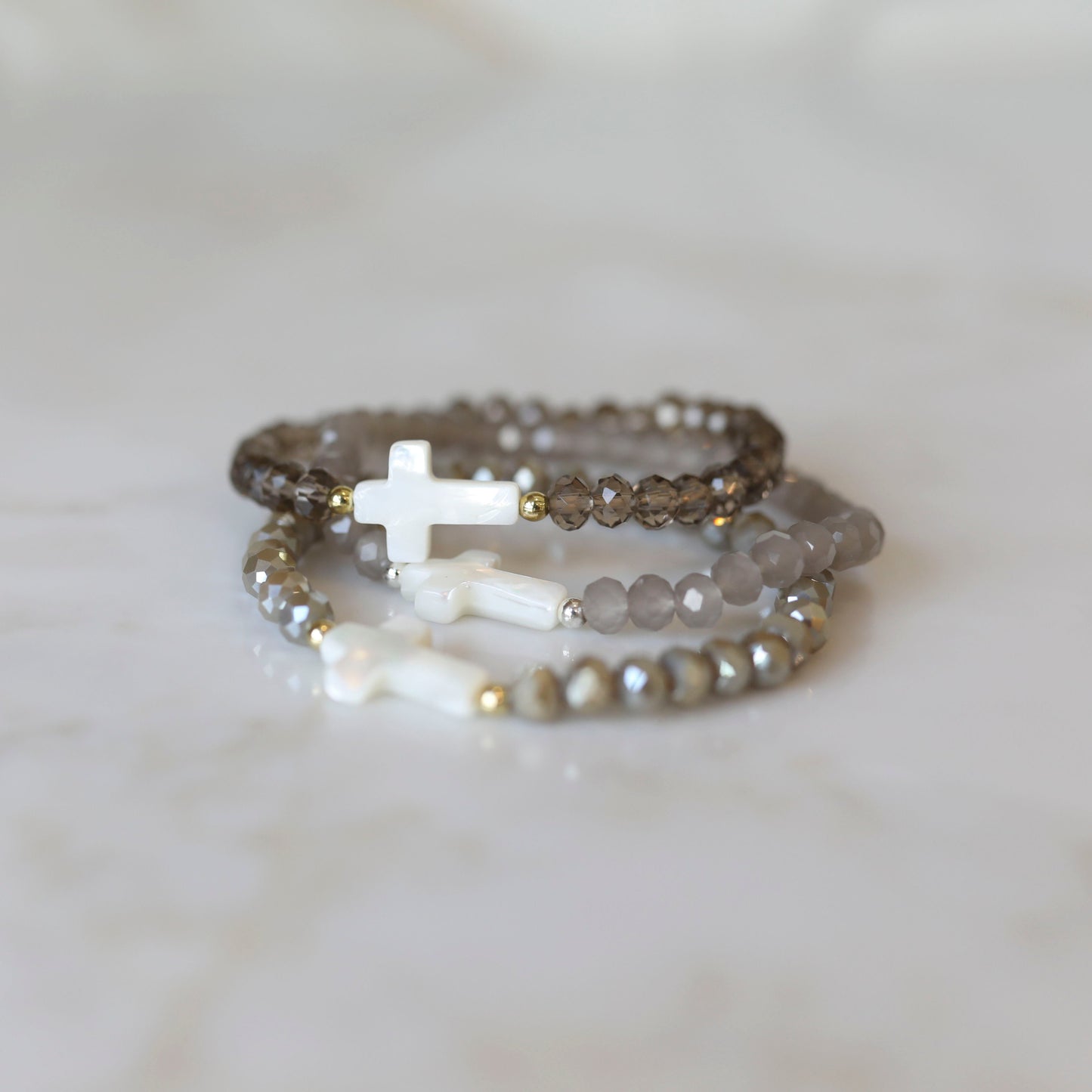 Resilience Stack | Crystal + Mother of Pearl