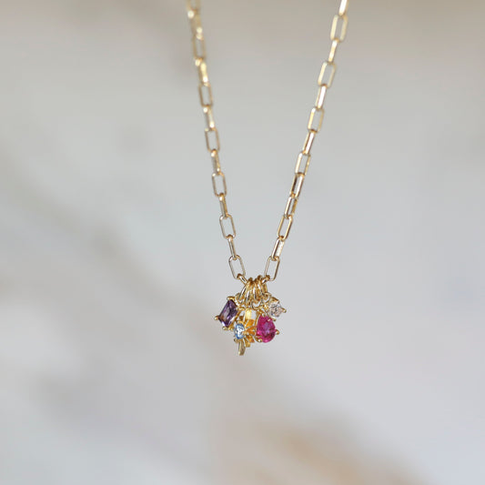 Family Charm Necklace | Gold Edition