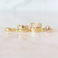 Gold Statement Stacking Rings