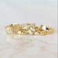 Gold Statement Stacking Rings