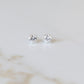 Solitaire CZ Studs in Silver